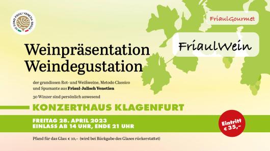 Friaulwein Degustation-Präsentation Klagenfurt 