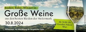 Boden, Rebe, Winzer*in – Große Weine aus den besten Rieden der Steiermark