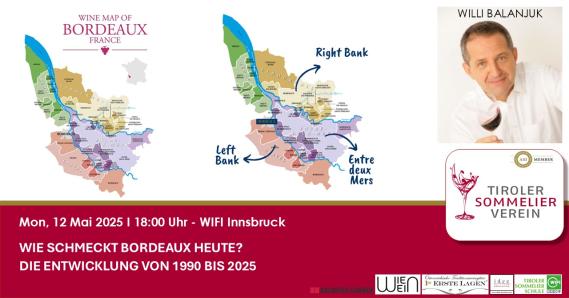 Willi Balanjuk - Wie schmeckt Bordeaux heute? Die Entwicklung von 1990 bis 2025