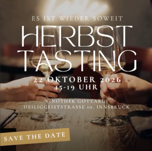 Gottardis Herbstverkostung 2026