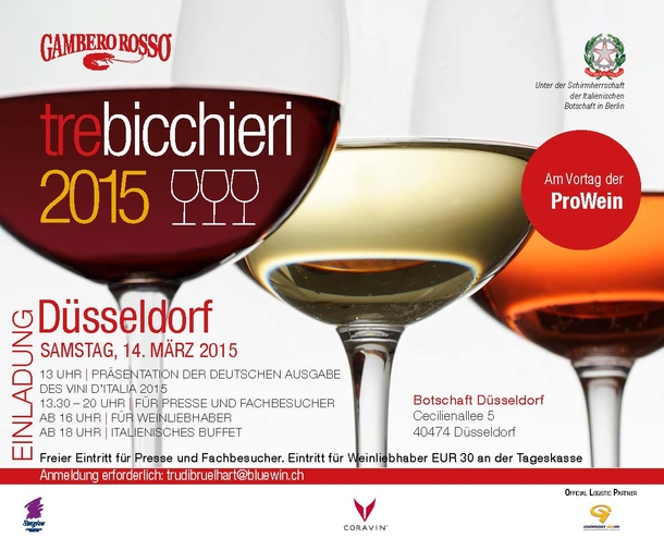 Gambero Rosso Präsentation 2015