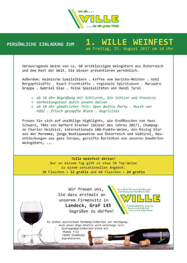 1. Wille Weinfest